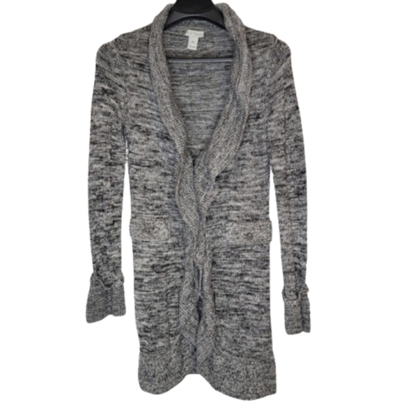 White House Black Market Cardigan With Ruffle Closure - Picture 5 of 15